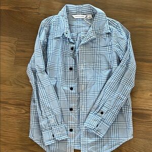 Janie and Jack Blue Button Down Shirt